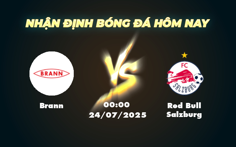 Soi kèo trận đấu Brann vs Red Bull Salzburg Cơ hội nào cho đội chủ nhà 1 brann red bull salzburg 24 07 c1