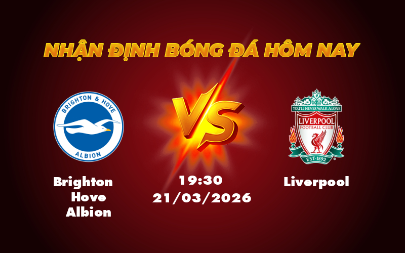 Brighton Hove Albion vs Liverpool Cuộc chiến không cân sức tại Ngoại hạng Anh 1 brighton hove albion liverpool 21 03 ngoai hang anh